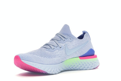 Nike Epic React Flyknit 2 Hydrogen Blue Sapphire Hyper Pink