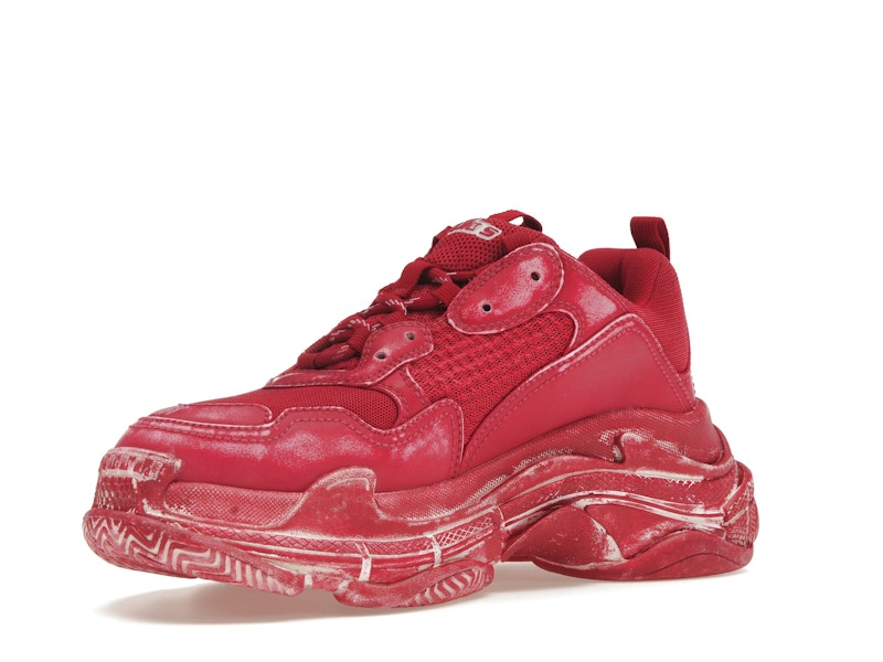 Balenciaga Triple S Faded Red