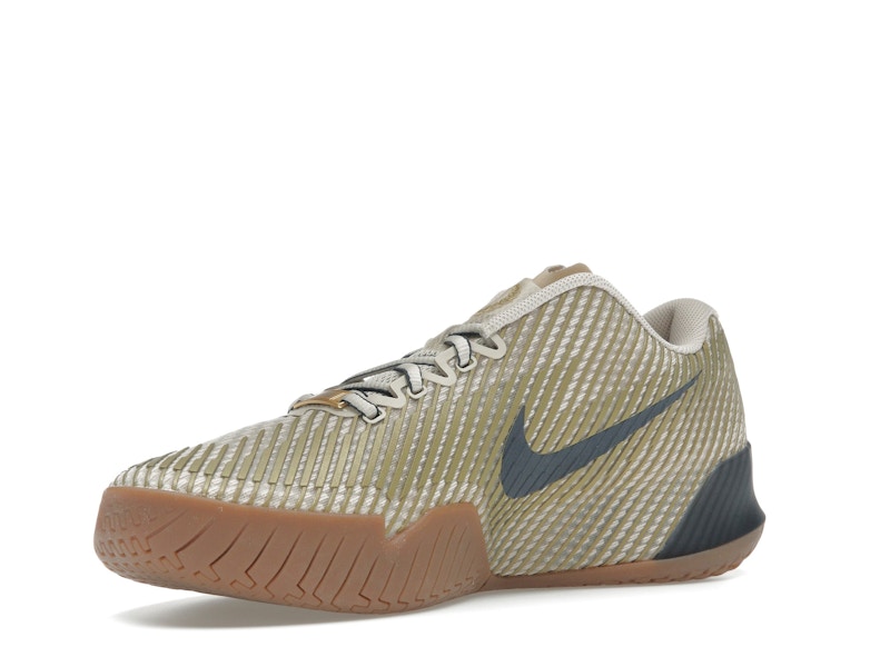 Nike Court Vapor 11 HC Premium Sanddrift Thunder Blue Gum Medium Brown Metallic Gold