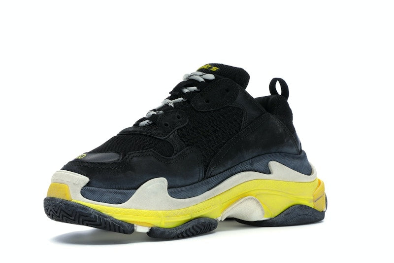 Balenciaga Triple S Black Yellow (Women's)