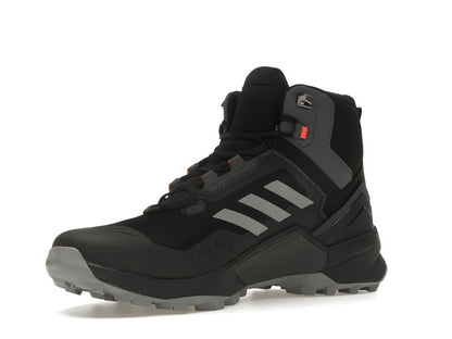 adidas Terrex Swift R3 Mid GTX Core Black Grey Solar Red