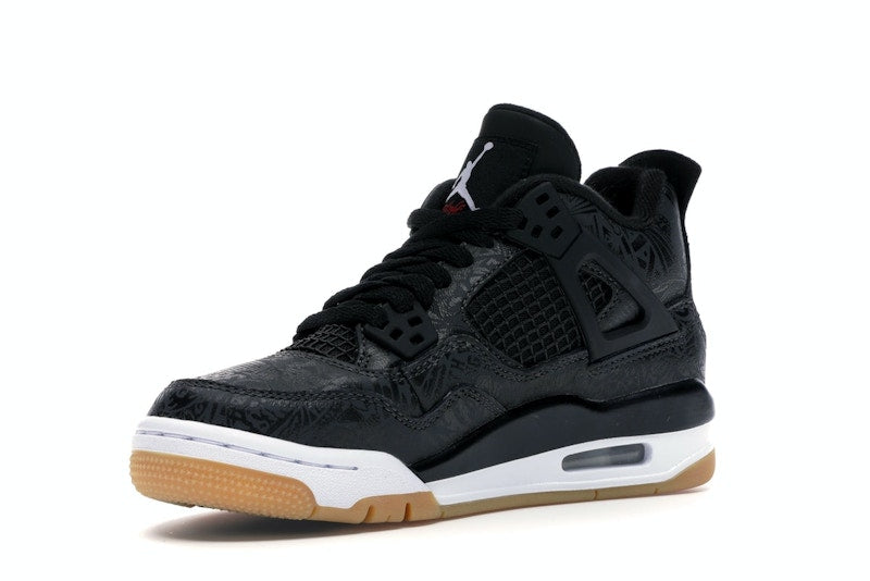 Jordan 4 Retro Laser Black Gum (GS)