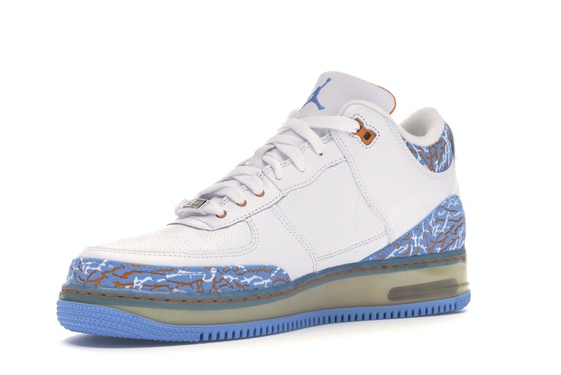 Jordan AJF 3 White University Blue Sunset