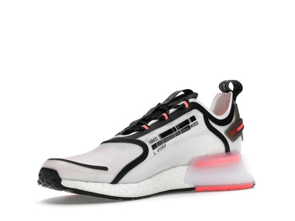 adidas NMD R1 V3 White Matte Silver Crimson