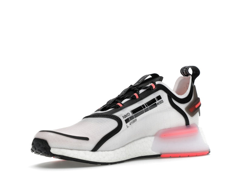 adidas NMD R1 V3 White Matte Silver Crimson