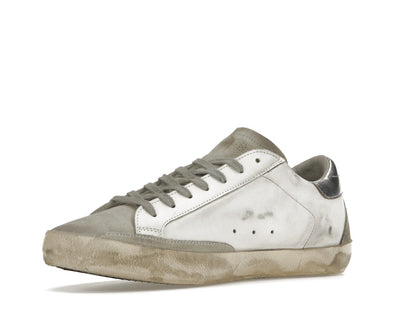 Golden Goose Super-Star White Elecctric Blue Silver
