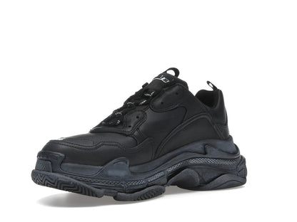 Balenciaga Triple S Black White Graffiti
