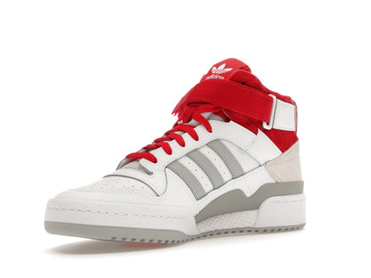adidas Forum Mid White Red Grey