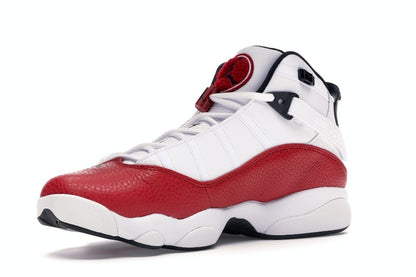 Jordan 6 Rings White University Red