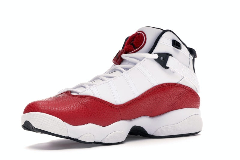 Jordan 6 Rings White University Red