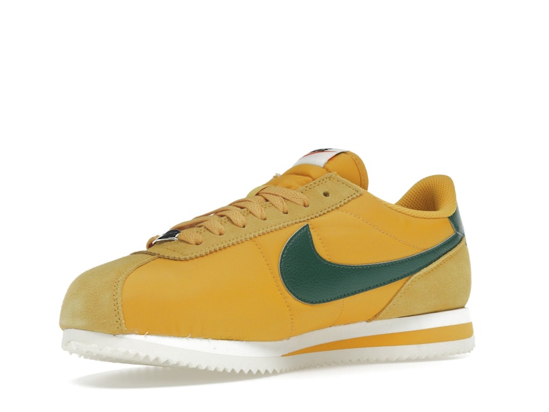 Nike Cortez Textile Yellow Ochre Gorge Green (Women's)