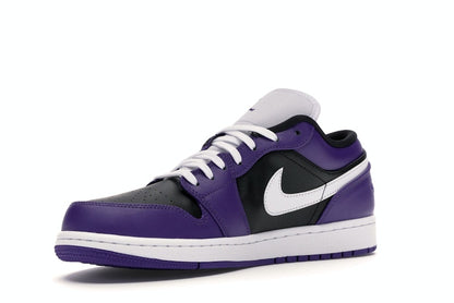 Jordan 1 Low Court Purple Black