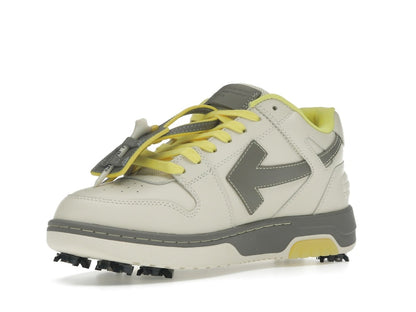 OFF-WHITE Out Of Office OOO Low Tops Golf Paris Hilinski Gray Yellow