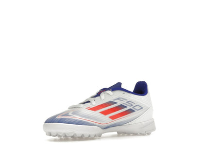 adidas F50 League Turf Cloud White Solar Red Lucid Blue (GS)