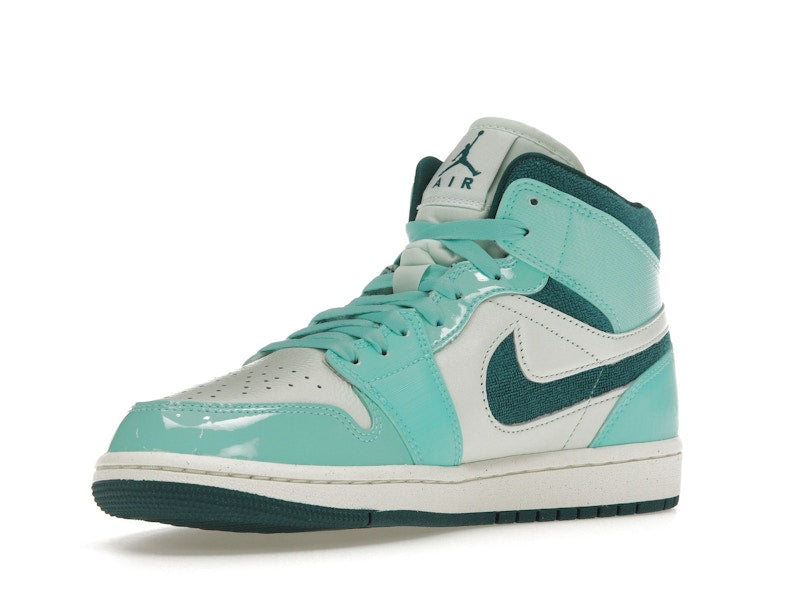Jordan 1 Mid Chenille Bleached Turquoise (Women's)