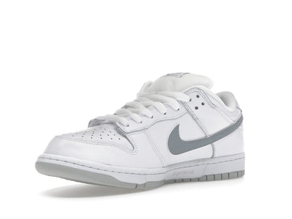 Nike SB Dunk Low Supreme 94 White Metallic Silver