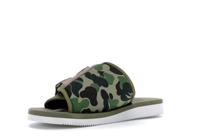 Suicoke x Bape ABC Kaw-Ape Green