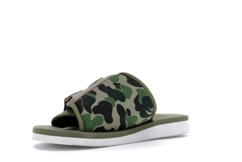 Suicoke x Bape ABC Kaw-Ape Green