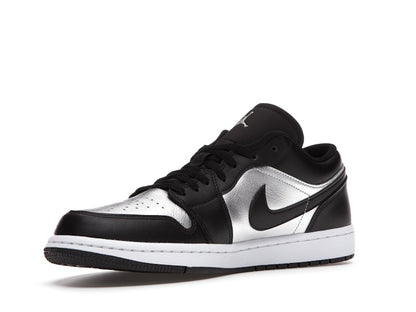 Jordan 1 Low SE Black Metallic Silver (Women's)