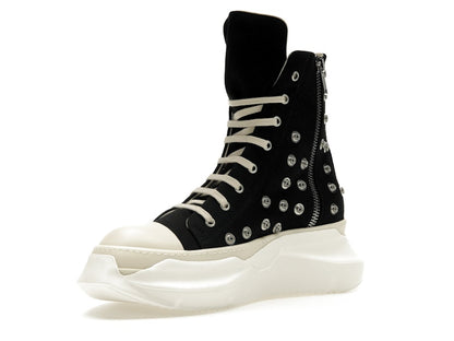 Rick Owens DRKSHDW Abstract Sneaks Studded Eyelets Black Milk