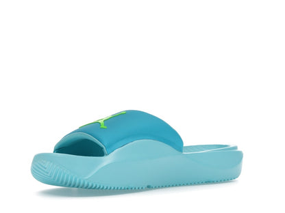 Jordan Franchise Slide Chlorine Blue Copa Electric Green