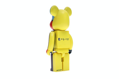 Bearbrick Andy Warhol Silk Screen Ver. 400% Multi