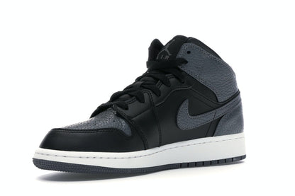 Jordan 1 Mid Black Dark Grey (GS)