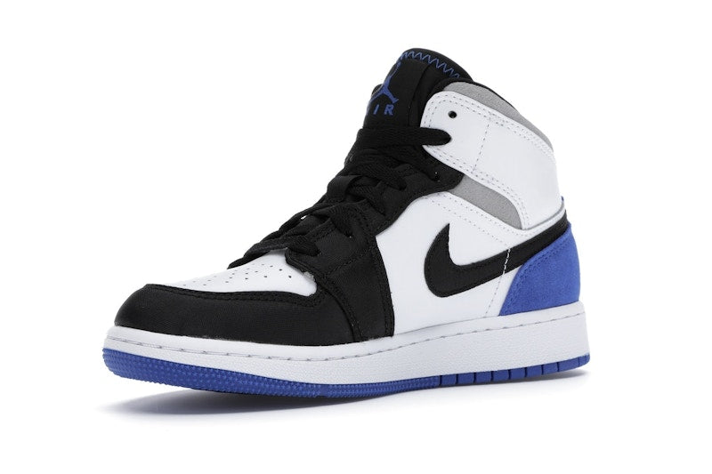 Jordan 1 Mid SE White Black Royal (GS)