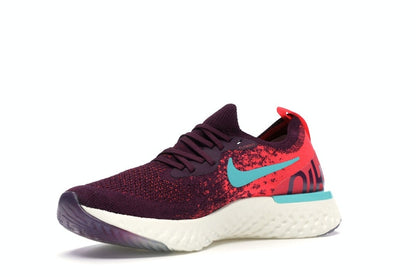 Nike Epic React Flyknit Bordeaux Hyper Jade (Women's)