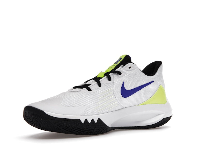 Nike Precision 5 White Barely Volt