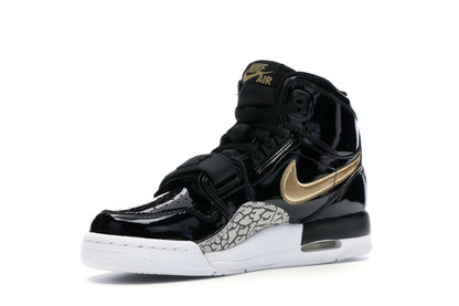 Jordan Legacy 312 Black Gold Patent (GS)