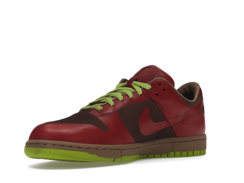 Nike Dunk Low 1-Piece Laser Varsity Red Chartreuse