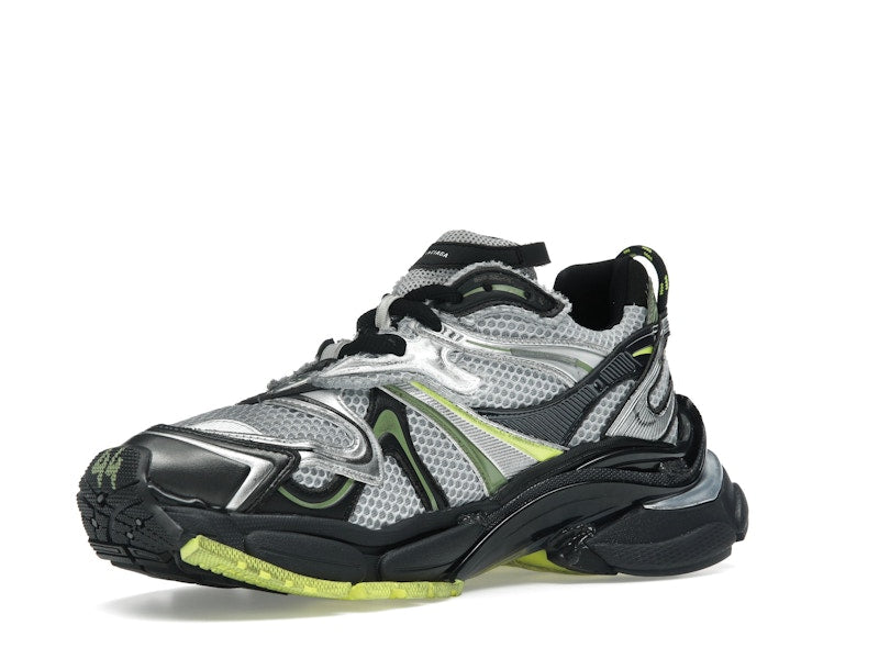 Balenciaga Runner 2.0 Worn-Out Silver Neon Yellow