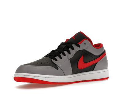 Jordan 1 Low Black Light Smoke Grey Gym Red