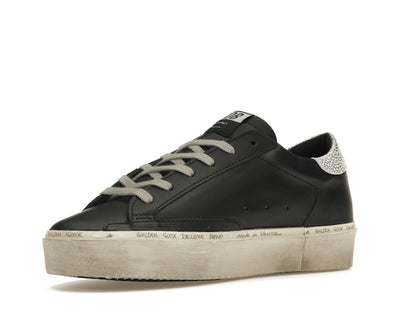 Golden Goose Hi-Star Black Silver (Women's)