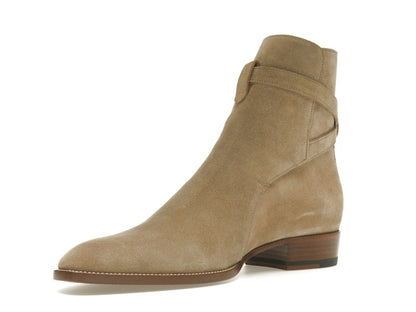 Saint Laurent Wyatt Jodhpur Boot Tobacco Suede