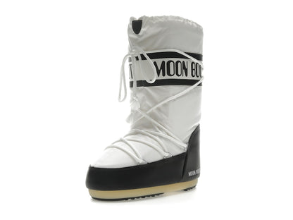 Moon Boot Icon Nylon Boot Black White