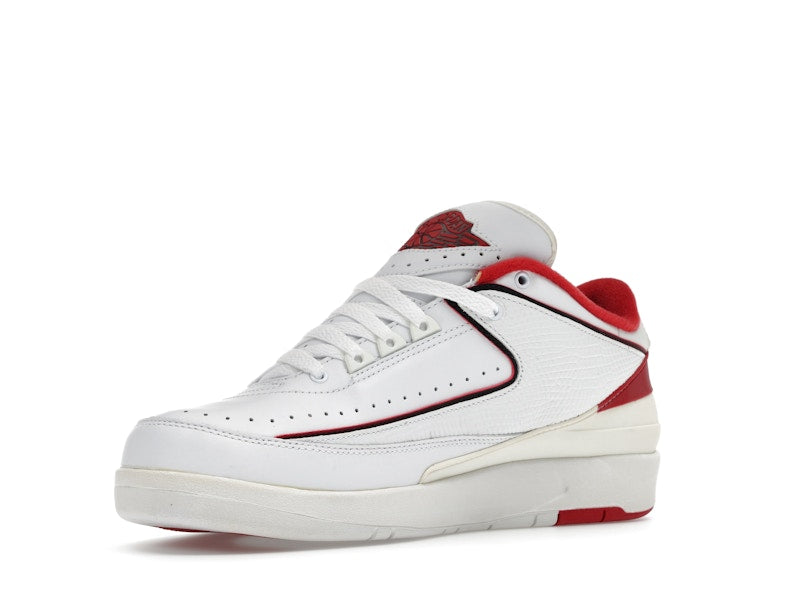 Jordan 2 Retro Low White Varsity Red