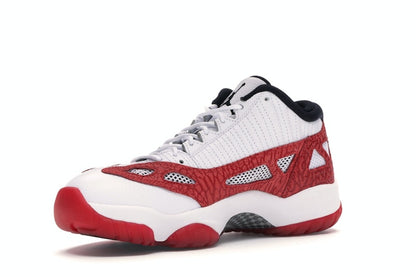 Jordan 11 Retro Low IE White Gym Red