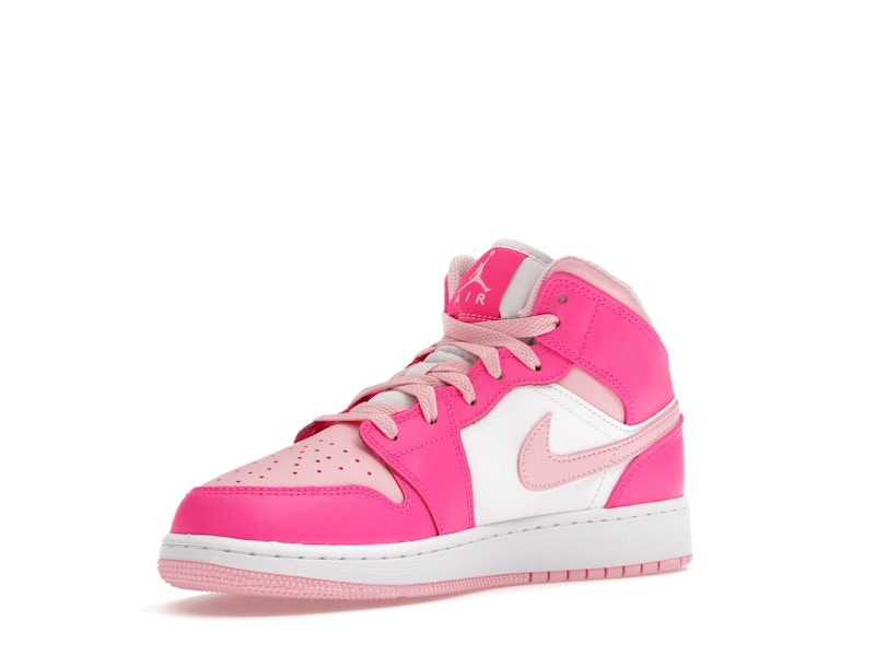 Jordan 1 Mid Fierce Pink (GS)
