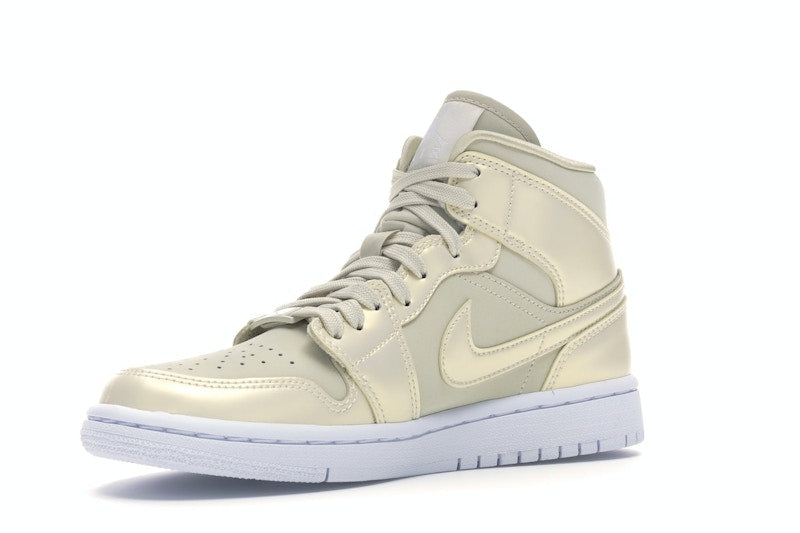 Jordan 1 Mid Goose Feather Yellow (Women's)