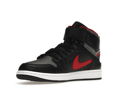 Jordan 1 High FlyEase Black Gym Red Smoke Grey