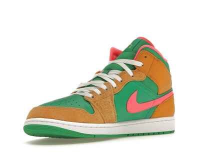 Jordan 1 Mid SE Wheat Watermelon