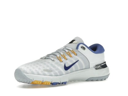 Nike Free Golf Pure Platinum University Gold Wolf Grey Astronomy Blue