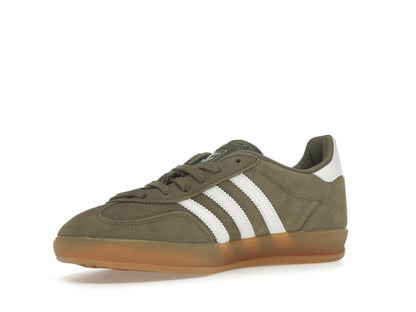 adidas Gazelle Indoor Olive Strata Cloud White Gum
