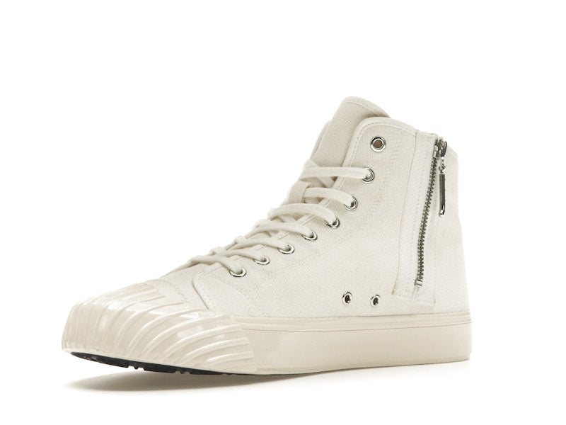 Kenzo School High Top Trainers Tiger Sole Off White