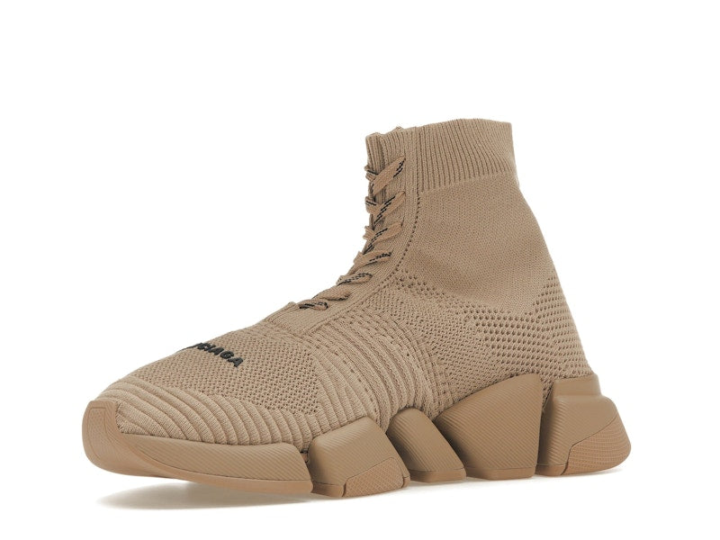 Balenciaga Speed 2.0 Lace Up Beige (Women's)