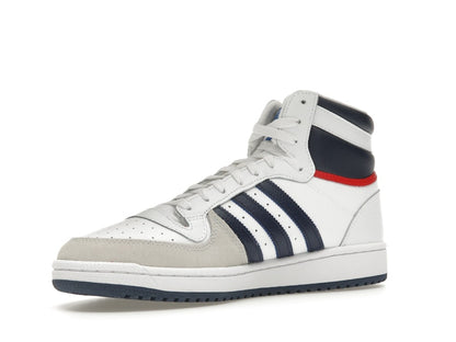 adidas Top Ten Hi White Navy Red