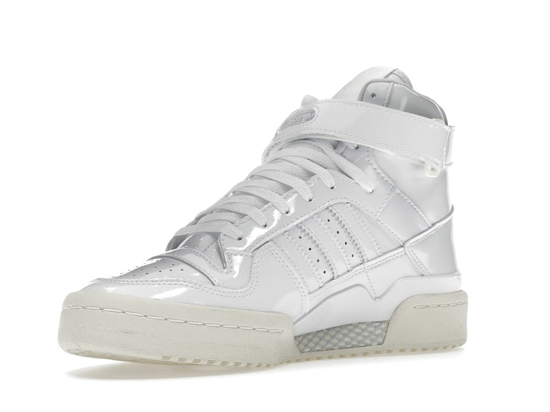 adidas Forum Mid Triple White Patent Leather (Women's)