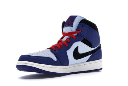 Jordan 1 Mid Deep Royal Blue Black